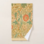 William Morris Carnations Retro Floral (Serviette à main)