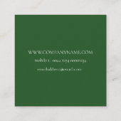 WILLIAM MORRIS CARTE DE VISITE MOTIF BOTANIQUE (Dos)