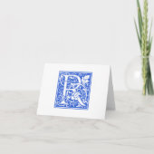 William Morris Carte R initiale et enveloppe Willi (Devant)