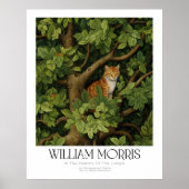 William Morris Cat in het Oerwoud Poster (Voorkant)