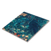 William Morris Ceramic Tile Tegeltje (Zijkant)