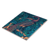 William Morris Ceramic Tile Tegeltje (Zijkant)