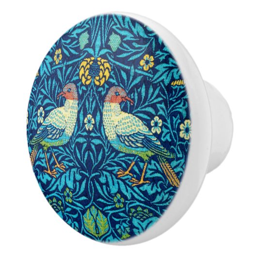 William Morris ceramique boutons oiseaux bleu vint (Droite)