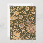 William Morris Cherwell Wallpaper Pattern Briefkaart (Voorkant / Achterkant)