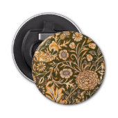 William Morris Cherwell Wallpaper Pattern Button Flesopener (Voorkant)