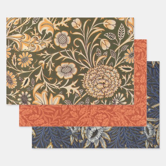 William Morris Cherwell Wallpaper Pattern Inpakpapier Vel (Set)