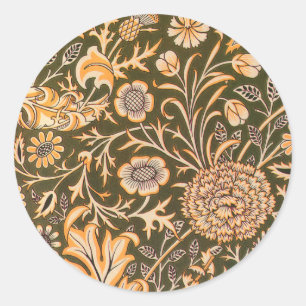 William Morris Cherwell Wallpaper Pattern Ronde Sticker