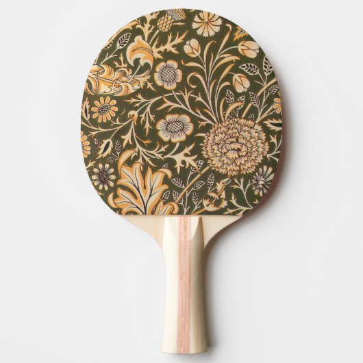 William Morris Cherwell Wallpaper Pattern Tafeltennisbatje (Voorkant)