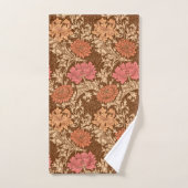 William Morris Chrysanthèmes, Brown et rouille (Serviette à main)