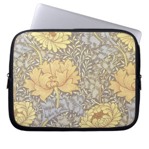 William Morris Chrysanthemum  Bloem Laptop Sleeve