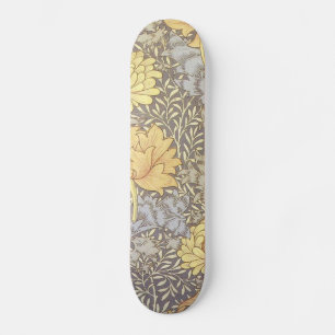 William Morris Chrysanthemum  Bloem Skateboard