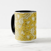 William Morris Chrysanthemum Bloemen Patroon Folia Mok (Voorkant links)