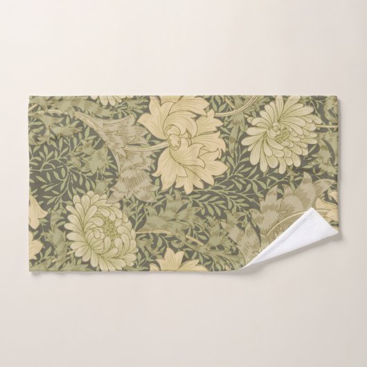 William Morris Chrysanthemum Fleur d'âge (Serviette à main)