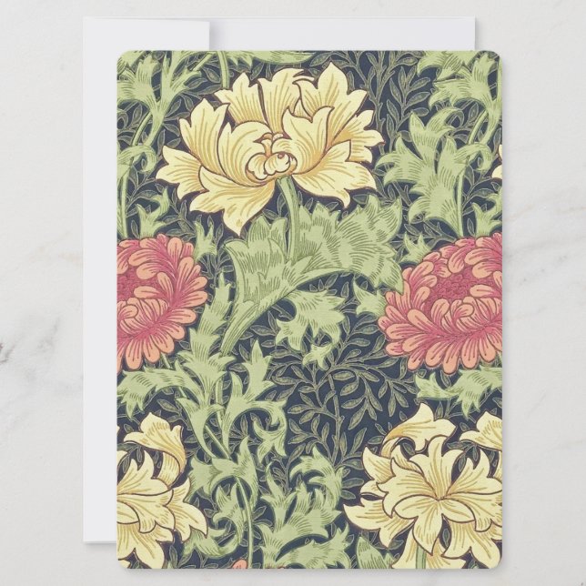 William Morris Chrysanthemum  Floral Art (Voorkant)