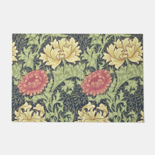 William Morris Chrysanthemum  Floral Art Deurmat