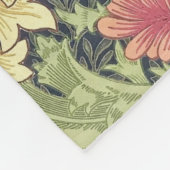 William Morris Chrysanthemum Floral Art Fleece Deken (Hoek)