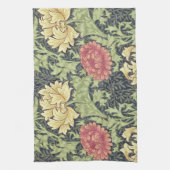 William Morris Chrysanthemum  Floral Art Theedoek (Verticaal)