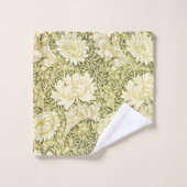 William Morris Chrysanthemum Floral Pattern Bad Handdoek (Wasdoekje)