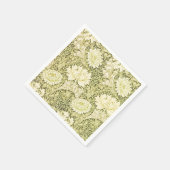 William Morris Chrysanthemum Floral Pattern Servet (Hoek)