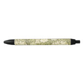 William Morris Chrysanthemum Floral Pattern Zwarte Inkt Pen (Voorkant)