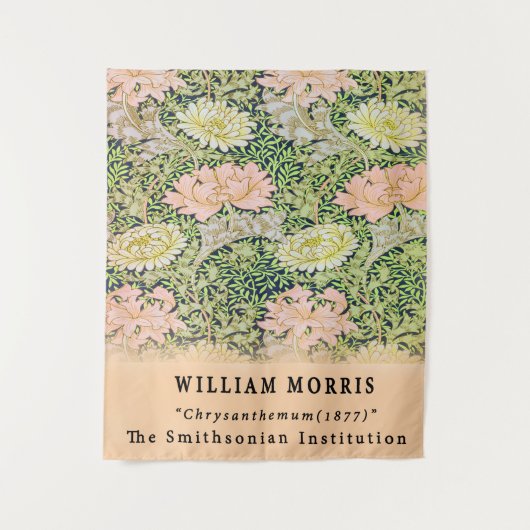  William Morris Chrysanthemum Floral Wandkleed (Voorkant)