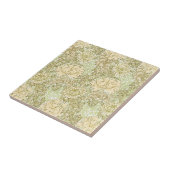 William Morris Chrysanthemum Flowers Tegeltje (Zijkant)