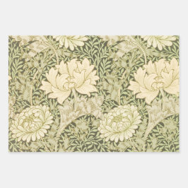 William Morris chrysanthemum inpakpapier Vel