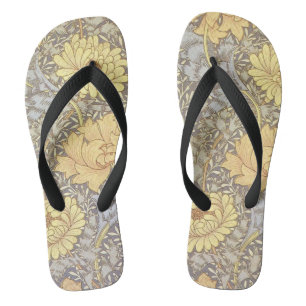 William Morris Chrysanthemum Moeder Bloemen Teenslippers