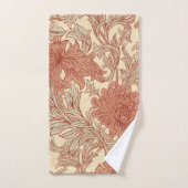 William Morris Chrysanthemum Motif Serviette de ba (Serviette à main)
