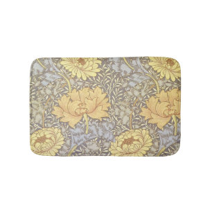 William Morris Chrysanthemum Mum Bloemen Badmat