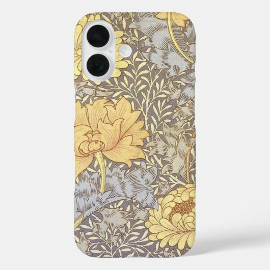 William Morris Chrysanthemum Mum Flowers Case-Mate iPhone Case (Achterkant)