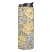 William Morris Chrysanthemum Mum Flowers Thermosbeker (Gedraaid links)