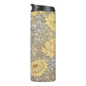 William Morris Chrysanthemum Mum Flowers Thermosbeker (Geroteerd rechts)