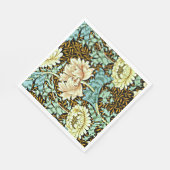 William Morris - Chrysanthemum Pastels Servetten (Hoek)