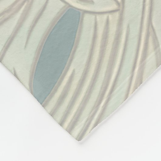 William Morris Chrysanthemum Pattern Fleece Deken (Hoek)