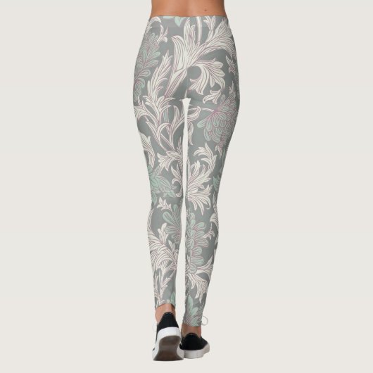 William Morris Chrysanthemum Pattern Leggings (Achterkant)
