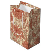William Morris Chrysanthemum Pattern Medium Gift B Cadeauzakje (Voorkant Gekanteld)