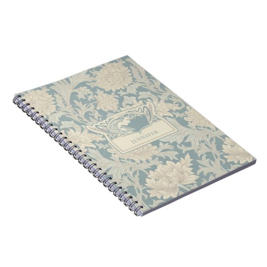 William Morris Chrysanthemum Pattern Notitieboek (Rechterzijde)