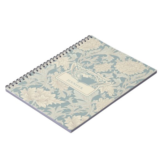 William Morris Chrysanthemum Pattern Notitieboek (Linkerzijde)