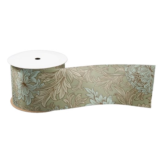 William Morris Chrysanthemum Pattern Satin Ribbon Lint (Spoel)