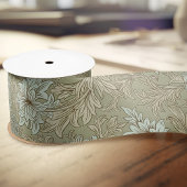 William Morris Chrysanthemum Pattern Satin Ribbon Lint
