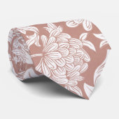 William Morris Chrysanthemum Pattern Stropdas (Opgerold)