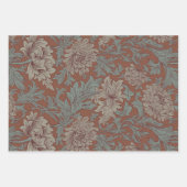 William Morris Chrysanthemum Pattern Wrapping Pape Inpakpapier Vel (Voorkant 2)