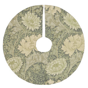 William Morris Chrysanthemum Sage Flower Kerstboom Rok