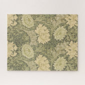 William Morris Chrysanthemum Sage Flower Legpuzzel (Horizontaal)
