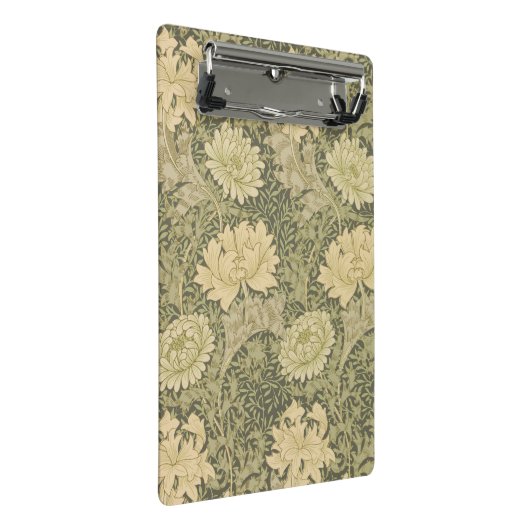 William Morris Chrysanthemum Sage Flower Mini Klembord (Schuin)