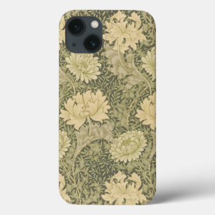 William Morris Chrysanthemum Salie Bloem iPhone 13 Hoesje