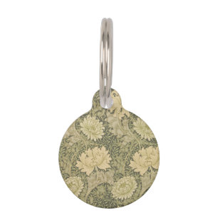 William Morris Chrysanthemum Salie Bloem Huisdierpenning