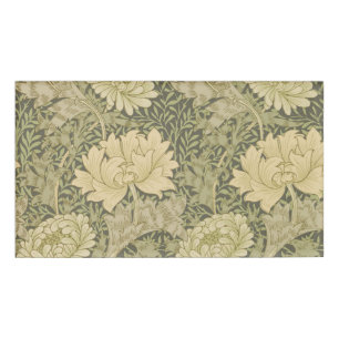 William Morris Chrysanthemum Salie Bloem Naambadge
