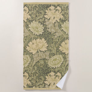 William Morris Chrysanthemum Salie Bloem Strandlaken